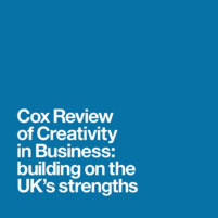 Cover of the Cox Review of Creativity in Business